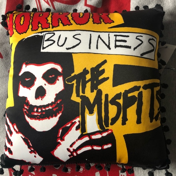 Sourpuss Other - FINAL SALE Sourpuss Misfits small throw pillow